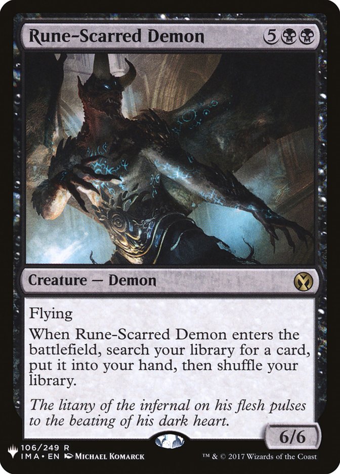 Rune-Scarred Demon [Mystery Booster] | Mindsight Gaming