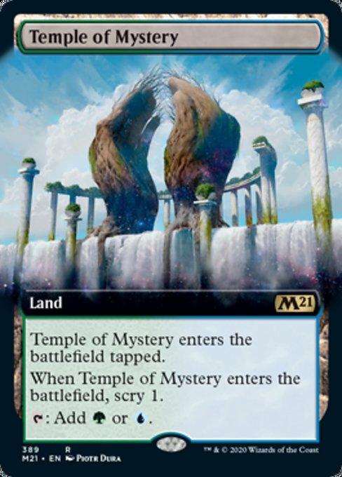 Temple of Mystery (Extended Art) [Core Set 2021] | Mindsight Gaming