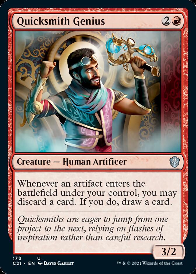 Quicksmith Genius [Commander 2021] | Mindsight Gaming