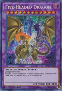 Five-Headed Dragon [BLHR-EN000] Secret Rare | Mindsight Gaming