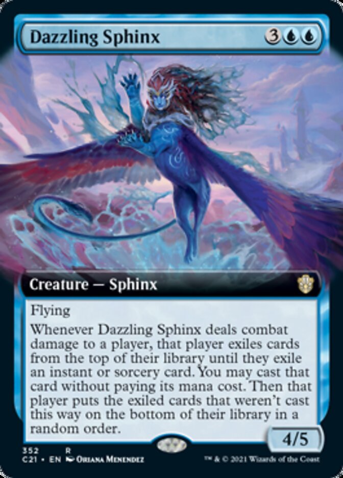 Dazzling Sphinx (Extended) [Commander 2021] | Mindsight Gaming