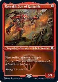 Rograkh, Son of Rohgahh (Foil Etched) [Commander Legends] | Mindsight Gaming