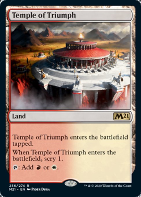 Temple of Triumph [Core Set 2021] | Mindsight Gaming