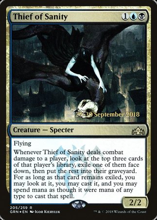 Thief of Sanity [Guilds of Ravnica Promos] | Mindsight Gaming