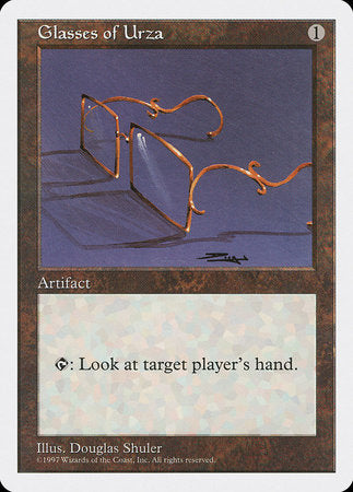 Glasses of Urza [Fifth Edition] | Mindsight Gaming