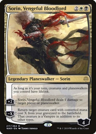 Sorin, Vengeful Bloodlord [War of the Spark] | Mindsight Gaming