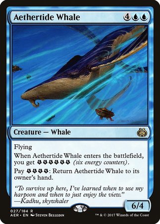 Aethertide Whale [Aether Revolt] | Mindsight Gaming