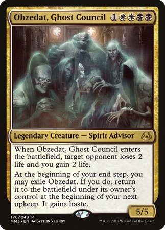 Obzedat, Ghost Council [Modern Masters 2017] | Mindsight Gaming