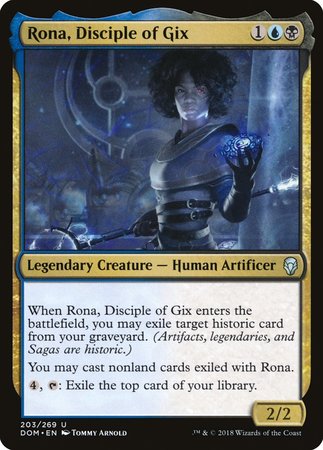 Rona, Disciple of Gix [Dominaria] | Mindsight Gaming