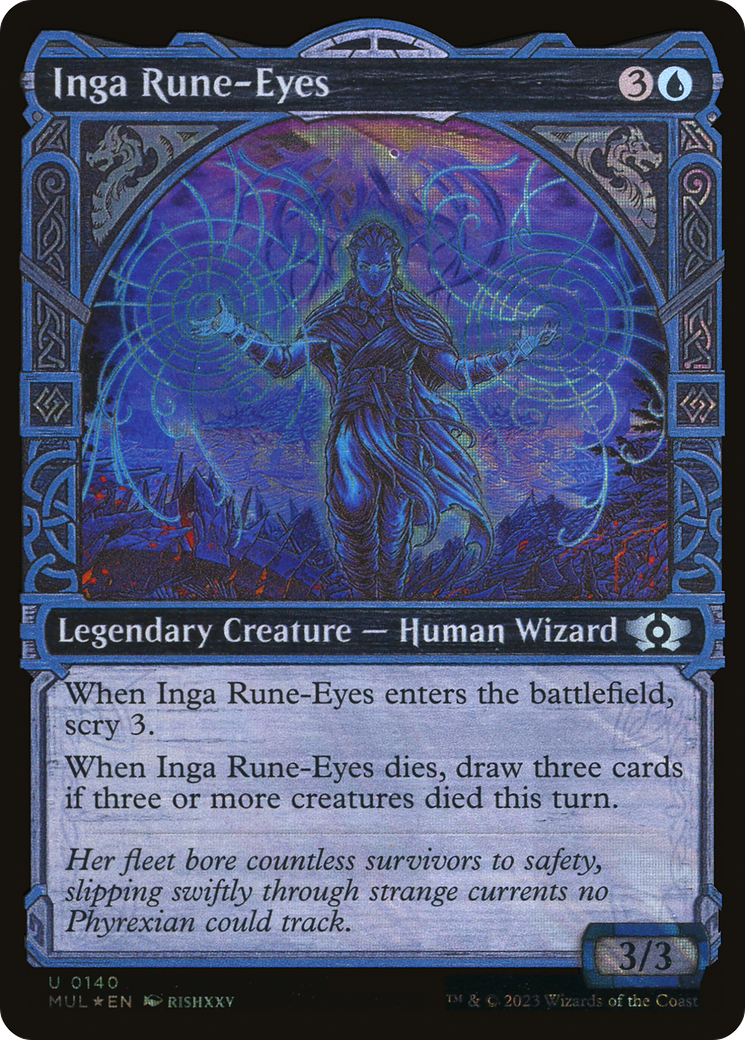 Inga Rune-Eyes (Halo Foil) [Multiverse Legends] | Mindsight Gaming