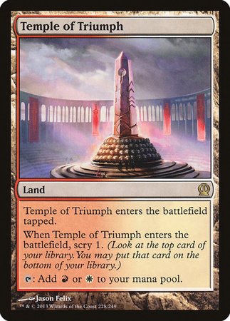 Temple of Triumph [Theros] | Mindsight Gaming