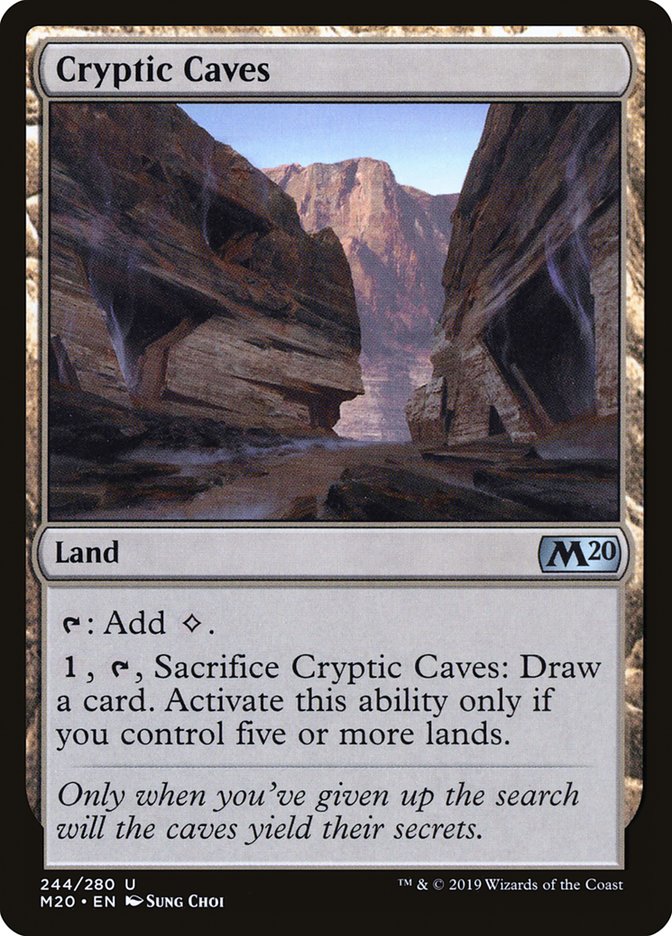 Cryptic Caves [Core Set 2020] | Mindsight Gaming