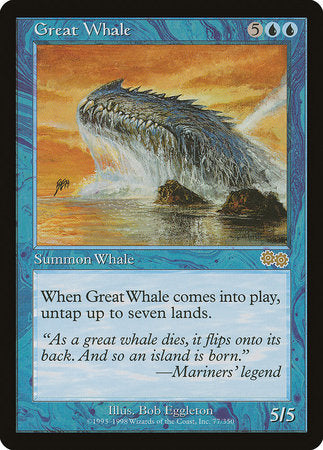 Great Whale [Urza's Saga] | Mindsight Gaming