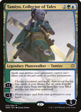 Tamiyo, Collector of Tales [War of the Spark] | Mindsight Gaming