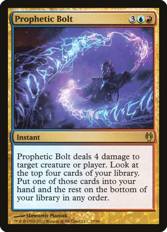 Prophetic Bolt [Duel Decks: Izzet vs. Golgari] | Mindsight Gaming