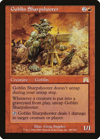 Goblin Sharpshooter [Onslaught] | Mindsight Gaming