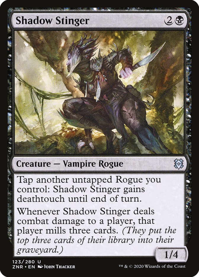 Shadow Stinger [Zendikar Rising] | Mindsight Gaming
