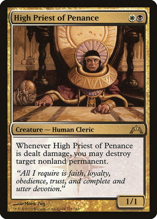 High Priest of Penance [Gatecrash] | Mindsight Gaming