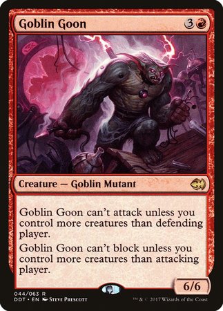 Goblin Goon [Duel Decks: Merfolk vs. Goblins] | Mindsight Gaming