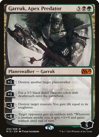 Garruk, Apex Predator [Magic 2015] | Mindsight Gaming