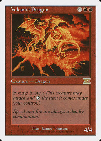 Volcanic Dragon [Classic Sixth Edition] | Mindsight Gaming