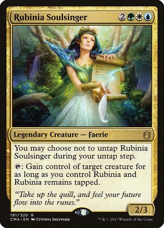 Rubinia Soulsinger [Commander Anthology] | Mindsight Gaming