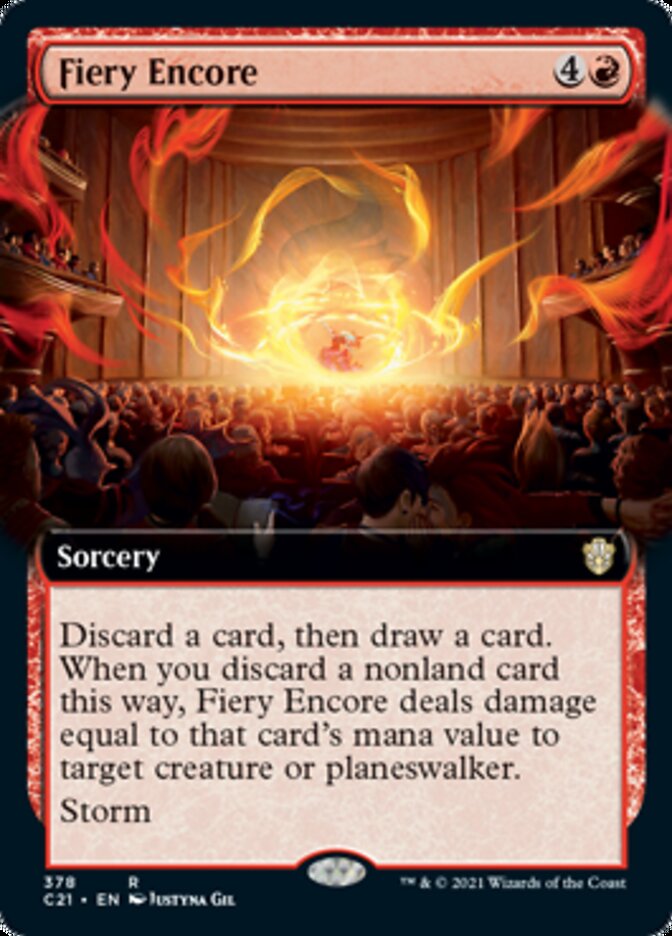 Fiery Encore (Extended) [Commander 2021] | Mindsight Gaming