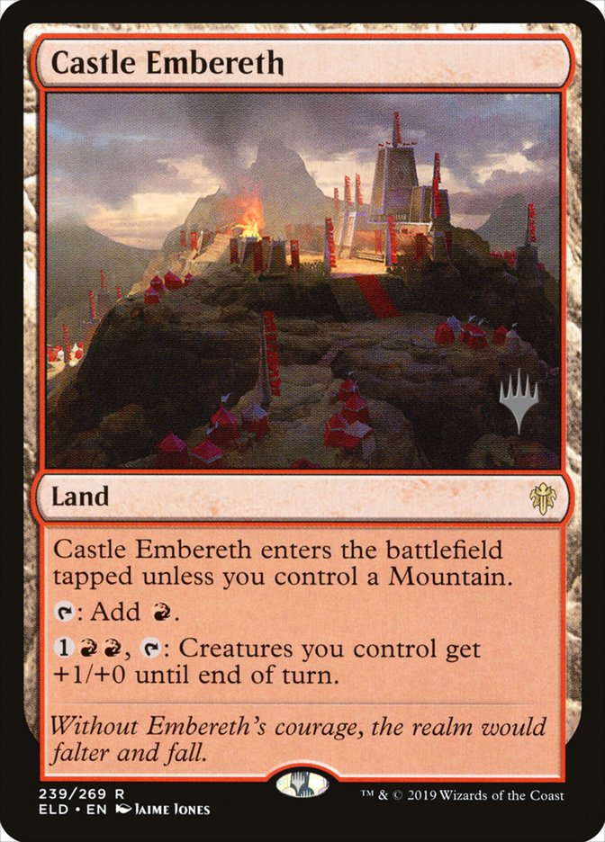 Castle Embereth (Promo Pack) [Throne of Eldraine Promos] | Mindsight Gaming