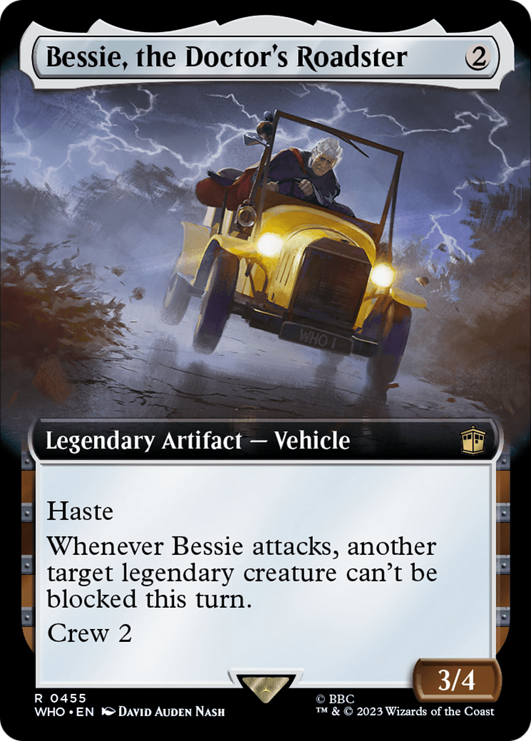 Bessie, the Doctor's Roadster (Extended Art) [Doctor Who] | Mindsight Gaming