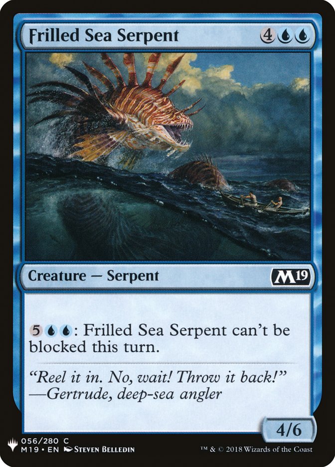 Frilled Sea Serpent [Mystery Booster] | Mindsight Gaming