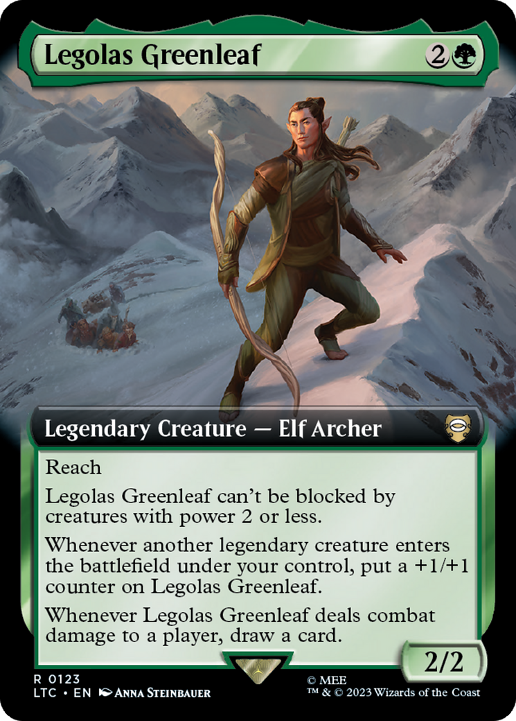 Legolas Greenleaf (Extended Art) [The Lord of the Rings: Tales of Middle-Earth Commander] | Mindsight Gaming