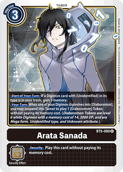 Arata Sanada [BT5-090] [Battle of Omni] | Mindsight Gaming