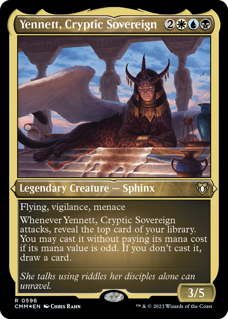 Yennett, Cryptic Sovereign (Foil Etched) [Commander Masters] | Mindsight Gaming