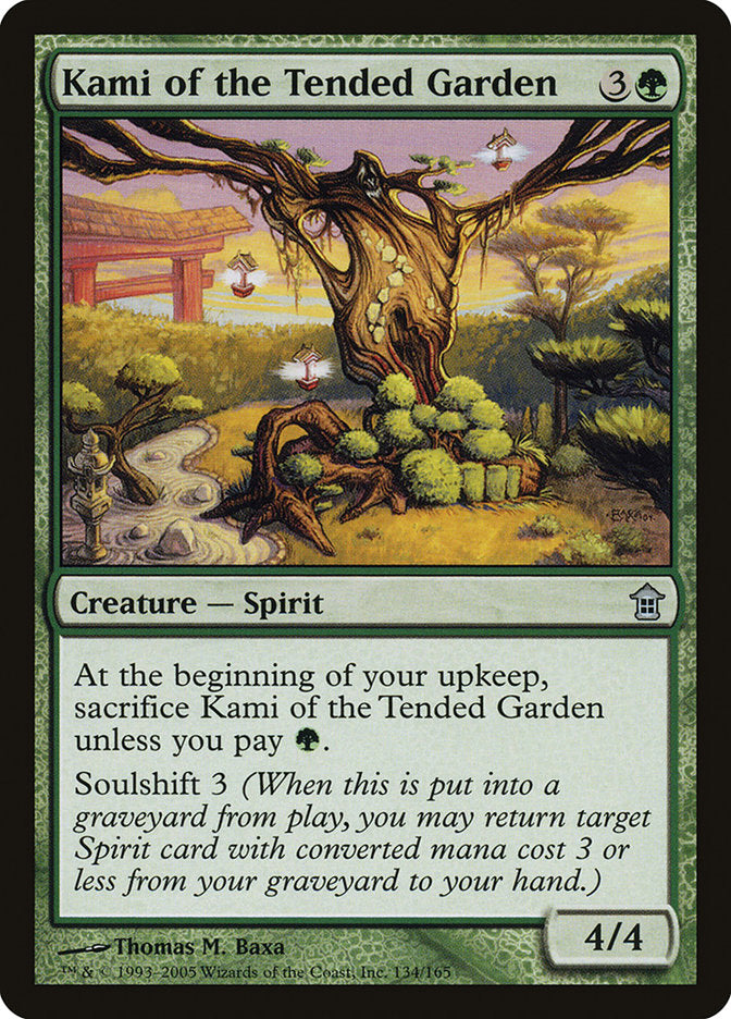 Kami of the Tended Garden [Saviors of Kamigawa] | Mindsight Gaming