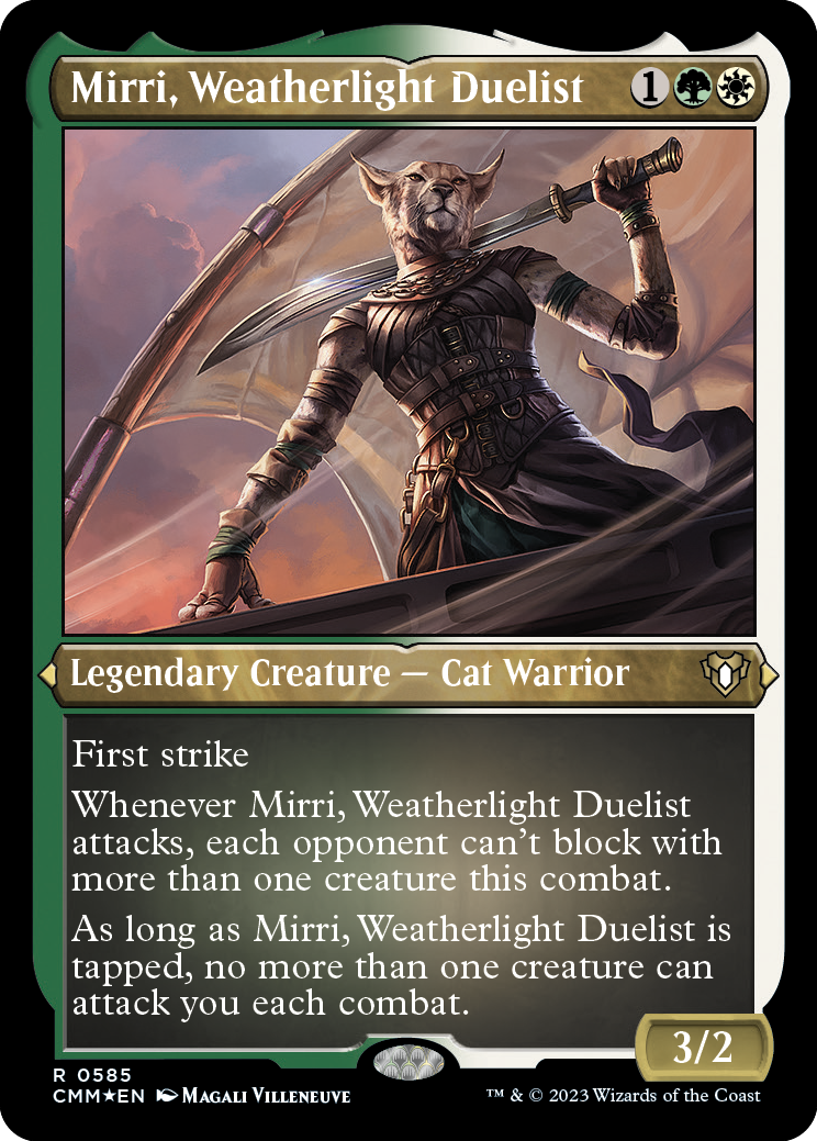 Mirri, Weatherlight Duelist (Foil Etched) [Commander Masters] | Mindsight Gaming