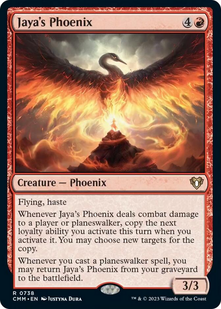 Jaya's Phoenix [Commander Masters] | Mindsight Gaming