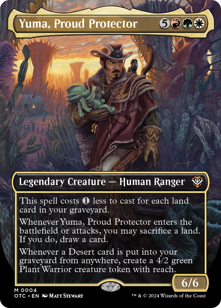 Yuma, Proud Protector (Borderless) [Outlaws of Thunder Junction Commander] | Mindsight Gaming