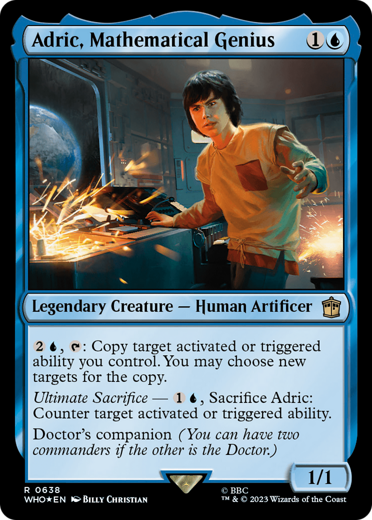 Adric, Mathematical Genius (Surge Foil) [Doctor Who] | Mindsight Gaming