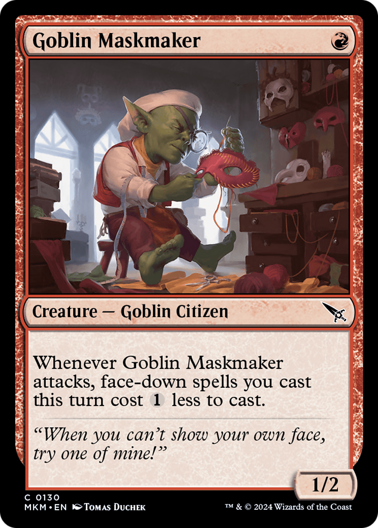Goblin Maskmaker [Murders at Karlov Manor] | Mindsight Gaming