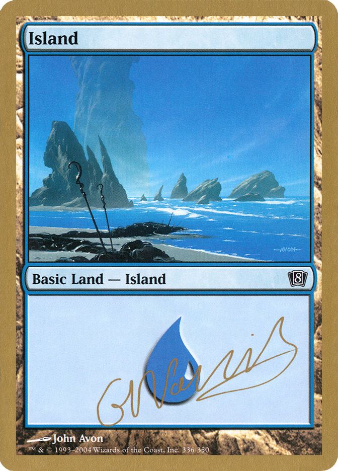 Island (gn336) (Gabriel Nassif) [World Championship Decks 2004] | Mindsight Gaming