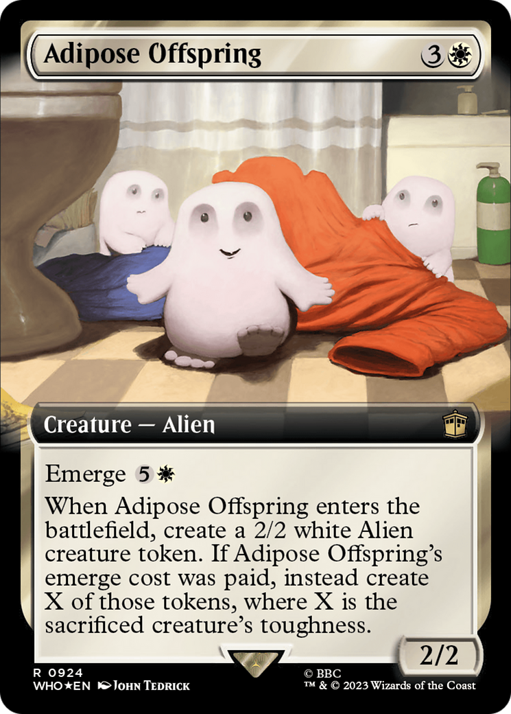 Adipose Offspring (Extended Art) (Surge Foil) [Doctor Who] | Mindsight Gaming