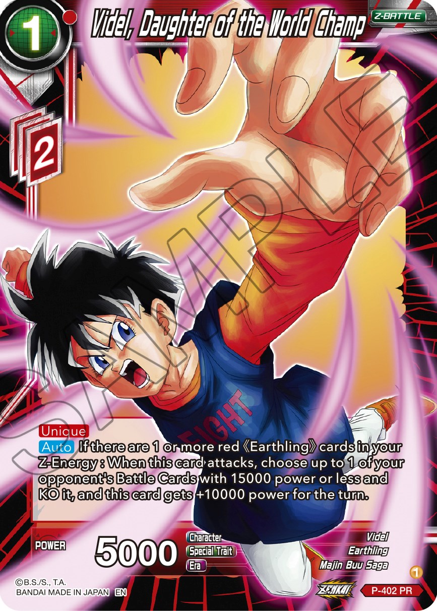 Videl, Daughter of the World Champ (P-402) [Promotion Cards] | Mindsight Gaming