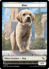Detective // Dog Double-Sided Token [Murders at Karlov Manor Tokens] | Mindsight Gaming