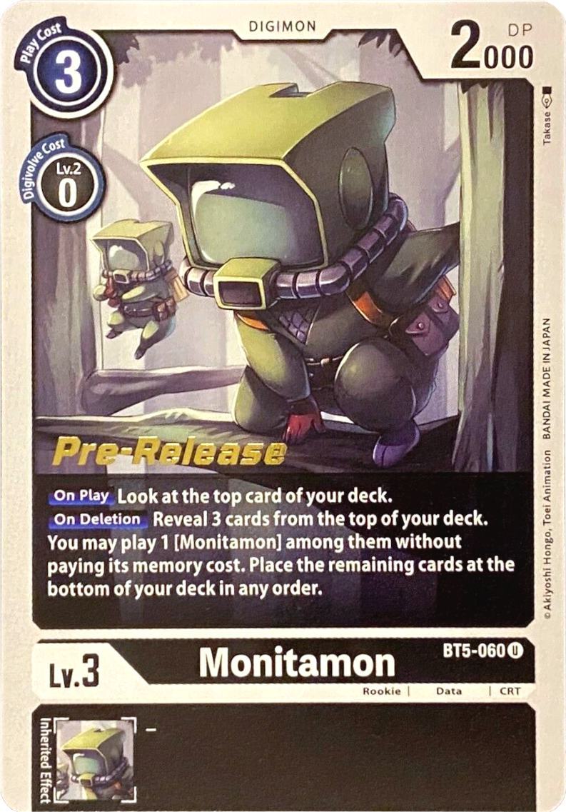 Monitamon [BT5-060] [Battle of Omni Pre-Release Promos] | Mindsight Gaming