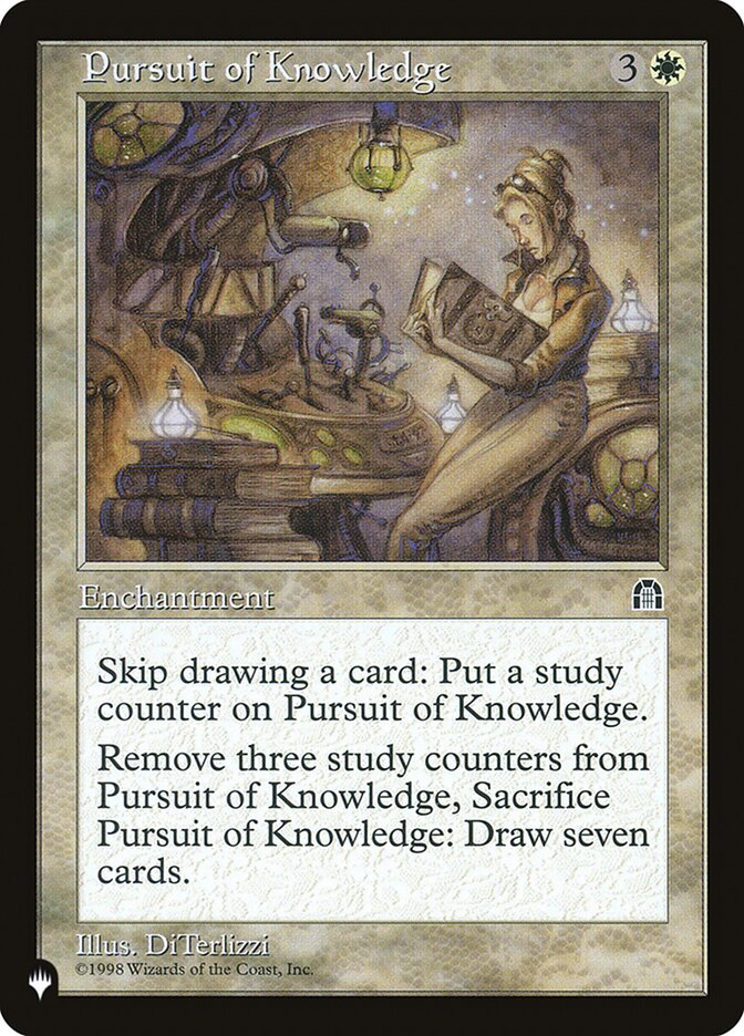 Pursuit of Knowledge [The List] | Mindsight Gaming