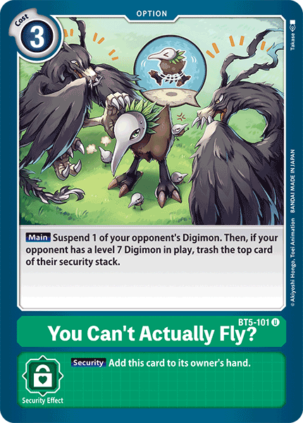You Can't Actually Fly? [BT5-101] [Battle of Omni] | Mindsight Gaming
