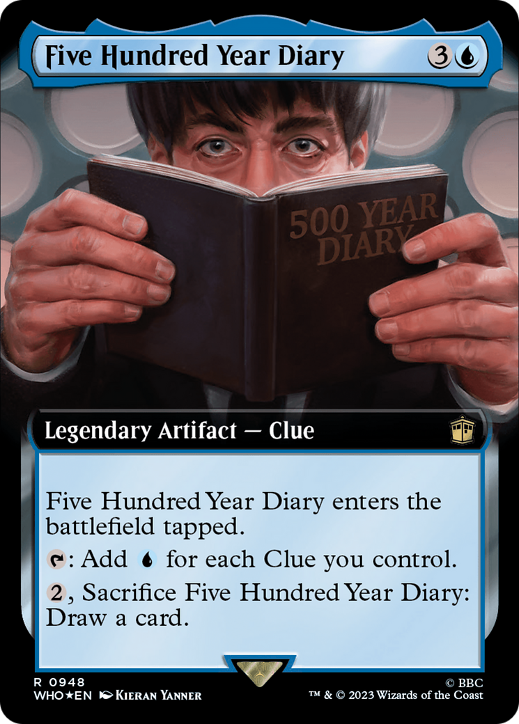 Five Hundred Year Diary (Extended Art) (Surge Foil) [Doctor Who] | Mindsight Gaming