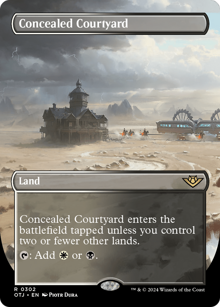 Concealed Courtyard (Borderless) [Outlaws of Thunder Junction] | Mindsight Gaming