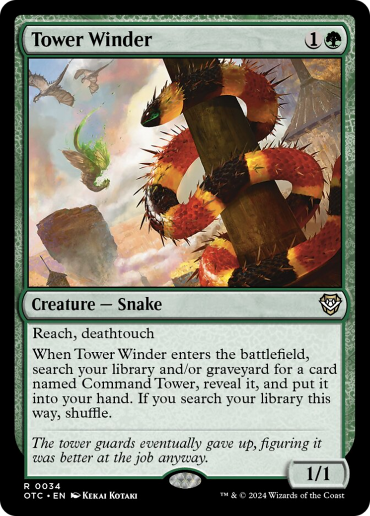 Tower Winder [Outlaws of Thunder Junction Commander] | Mindsight Gaming