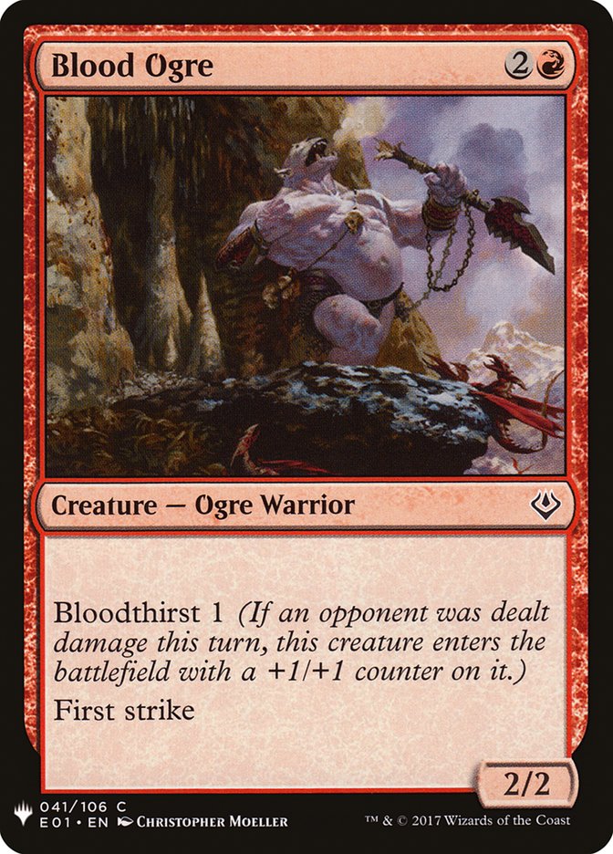 Blood Ogre [Mystery Booster] | Mindsight Gaming